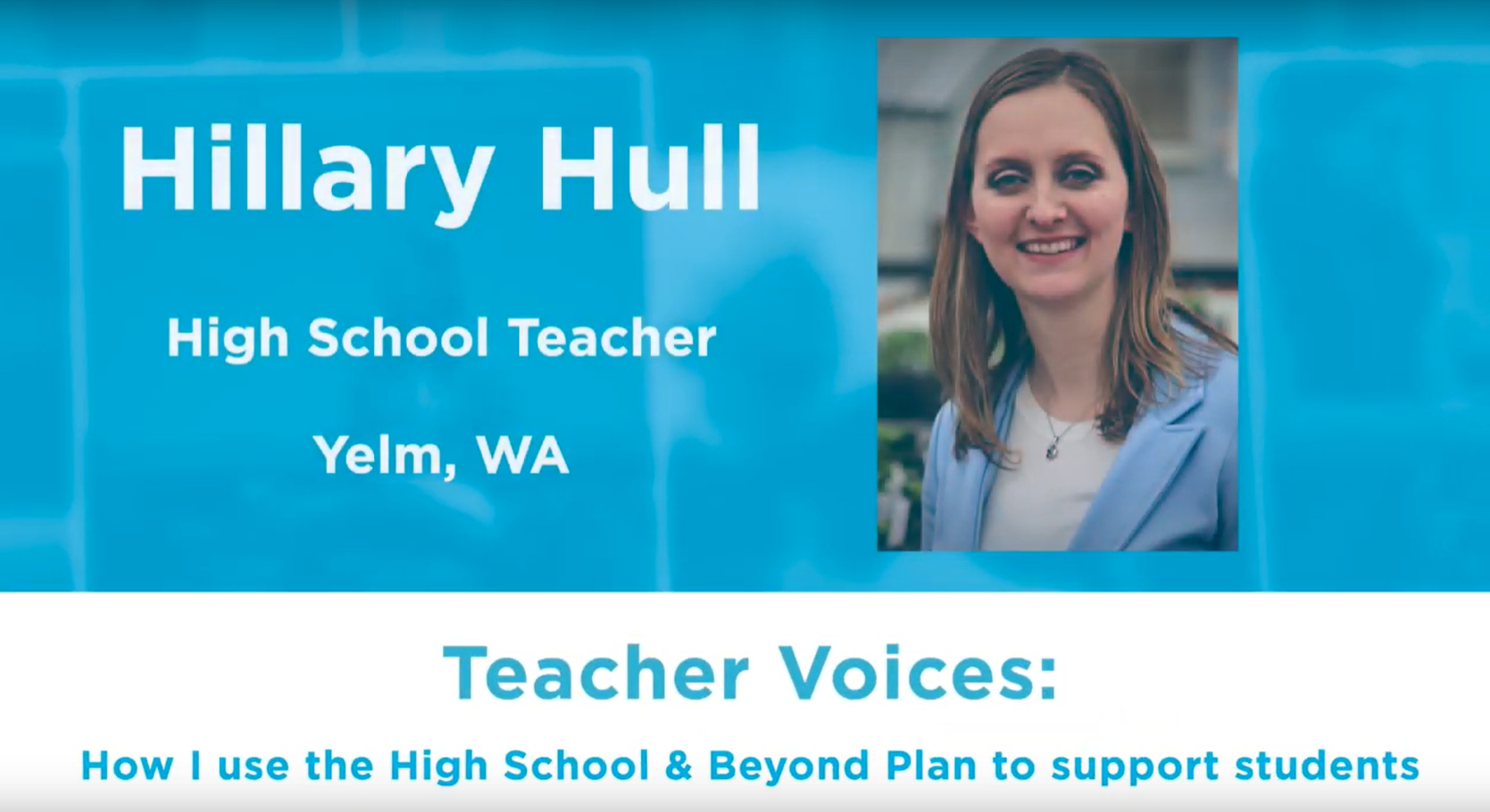 TEACHER VOICES VIDEO Hillary Hull Ready Washington